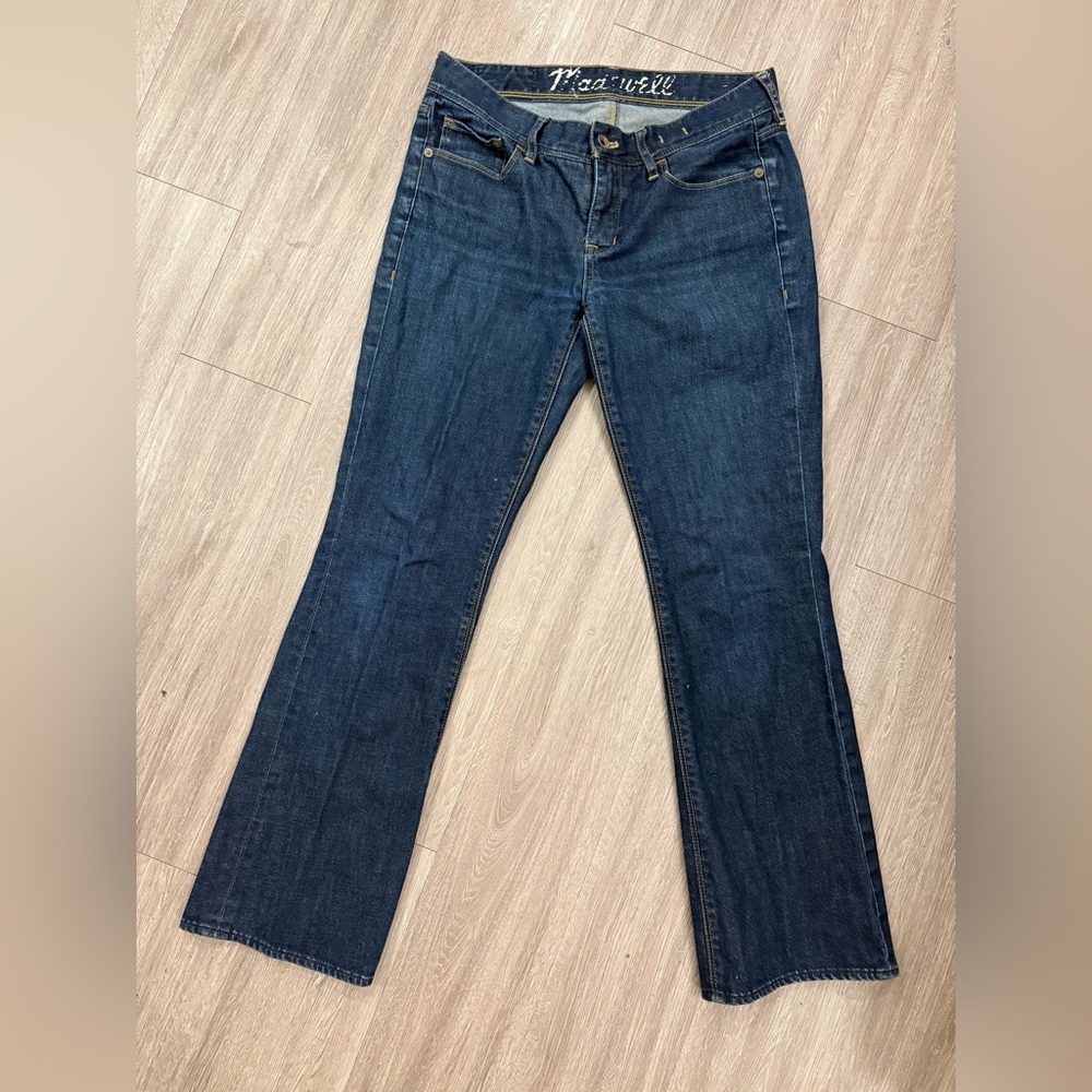Madewell Dark Blue Boot Cut Jeans
